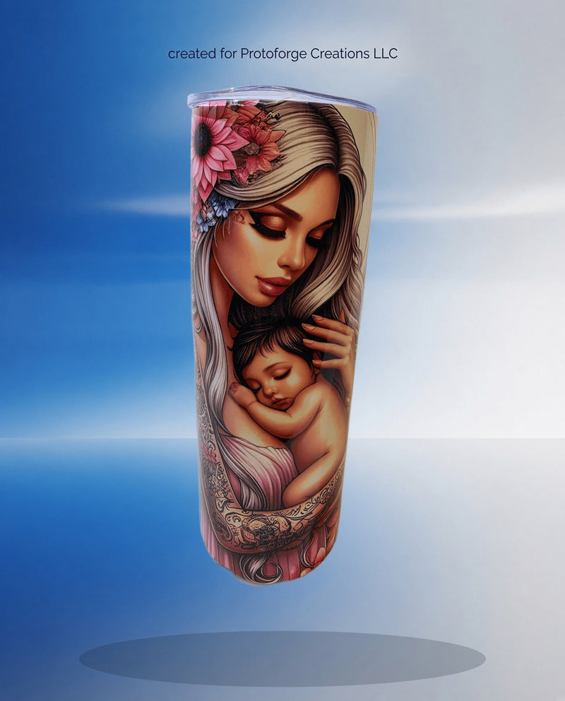 Mother With Baby 20oz Tumbler