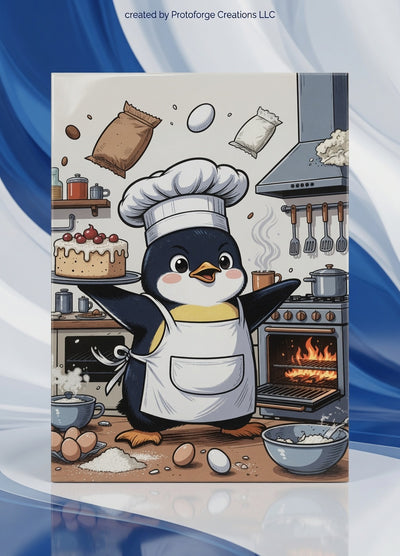 Penguin Glass Cutting Board