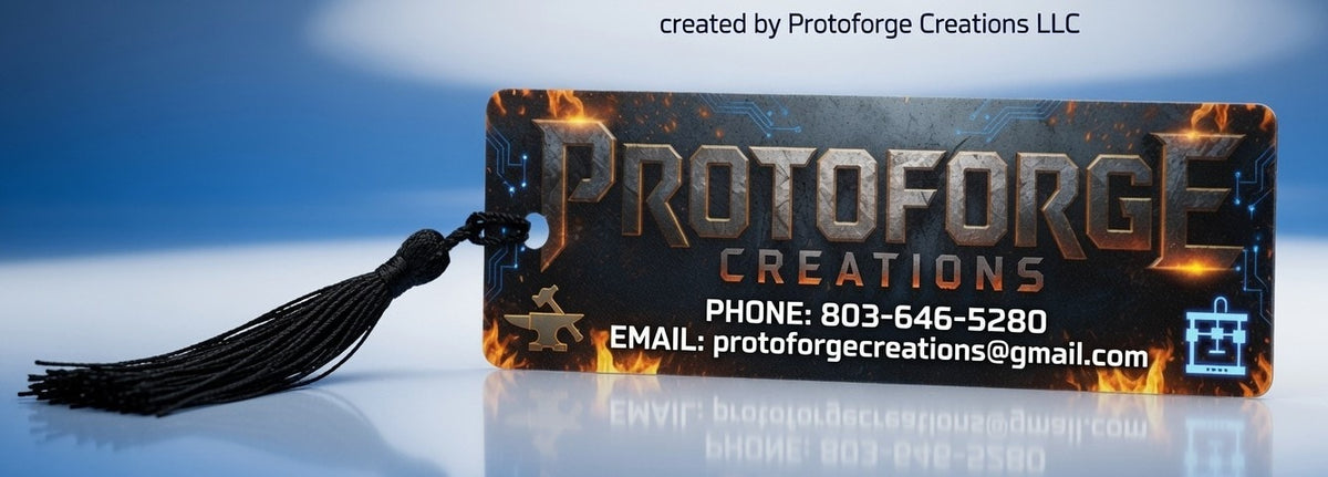 Protoforge Creations Promotional Tag — custom sublimation bookmark by ProtoForge Creations