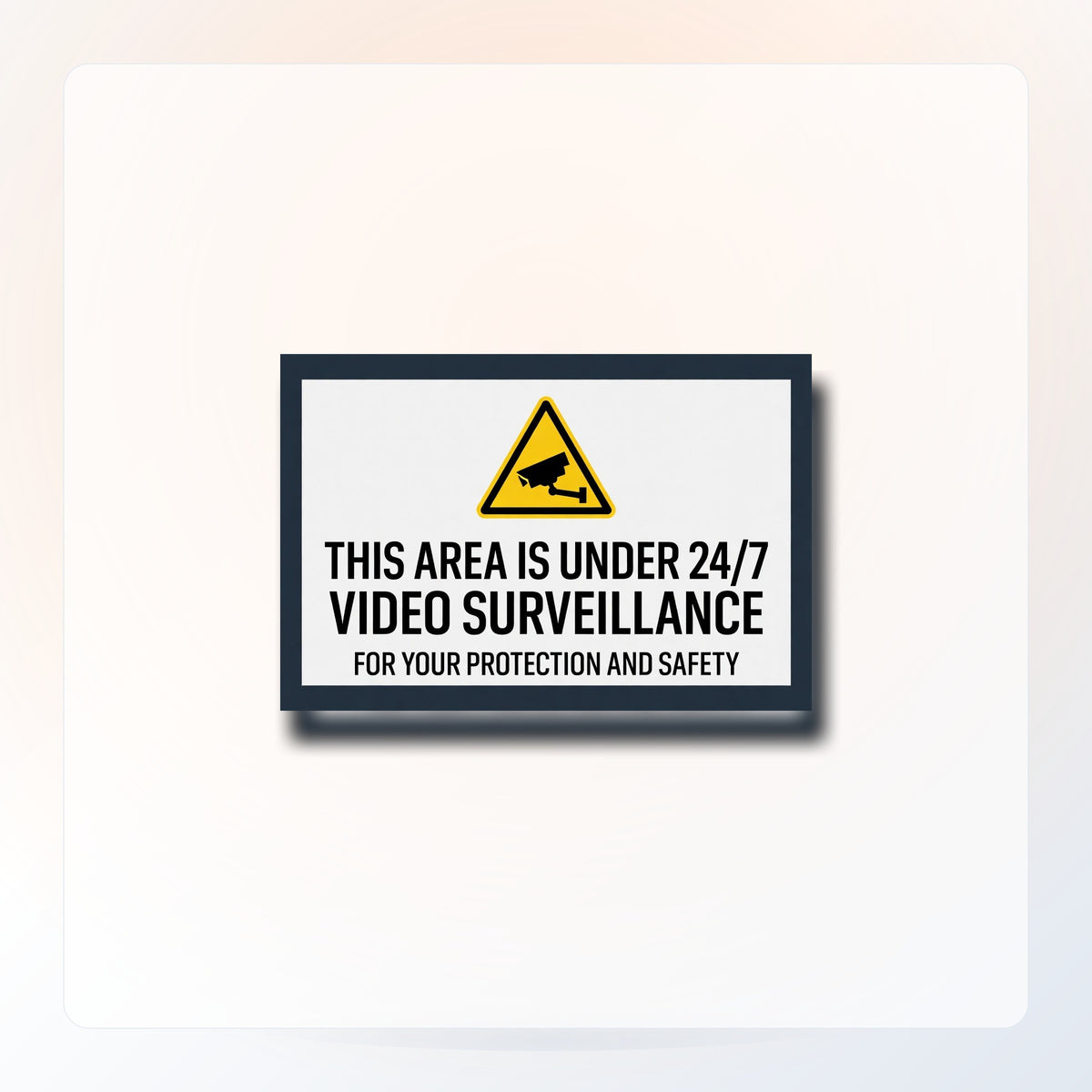 Corporate Surveillance Camera Sign