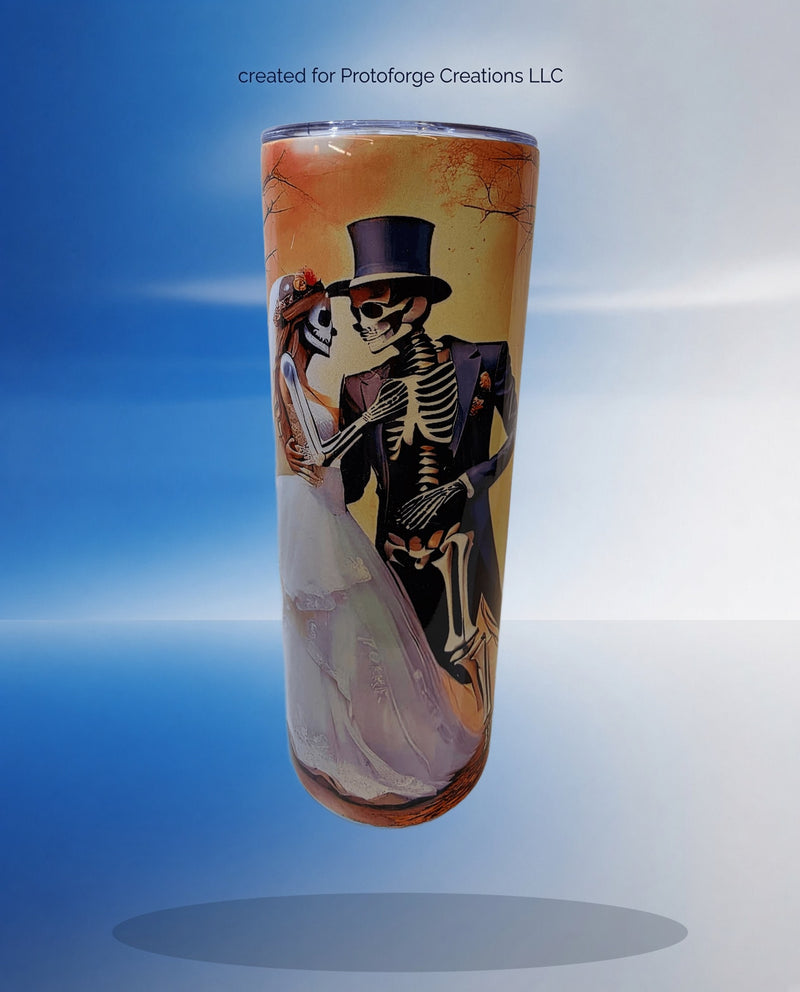 Skeleton Wedding 20oz Tumbler