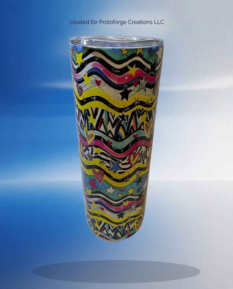 Stars And Hearts 20oz Tumbler