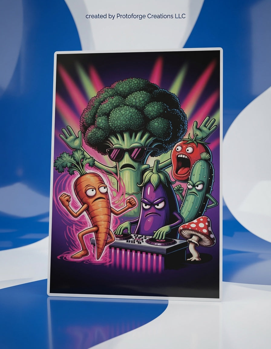 Veggie Glass Cutting Board