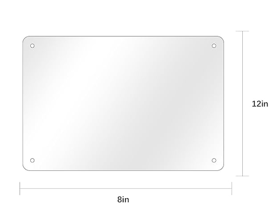Metal Sign (8×12) example