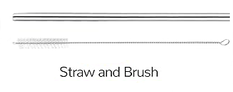 Metal Straw & Cleaning Brush
