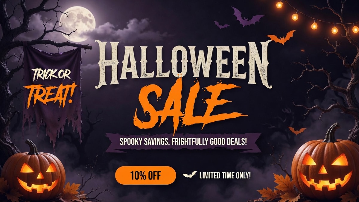 Limited Time Halloween Sale